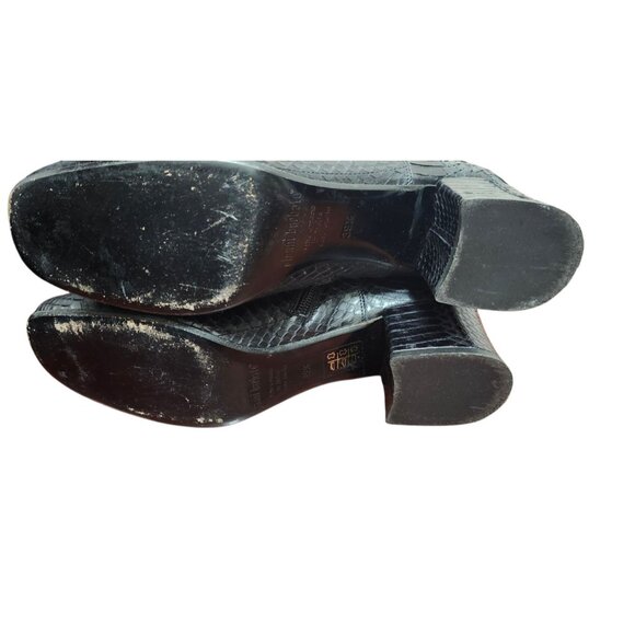 Gianni Barbato archive rare Python Leather black ankle boots shoes Size: EU 39.5 - Picture 12 of 12